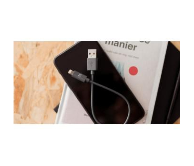Fresh N Rebel Kabel USB Lightning Fresh'N'Rebel 0,2m Storm Grey # - 1460963 - zdjęcie 3